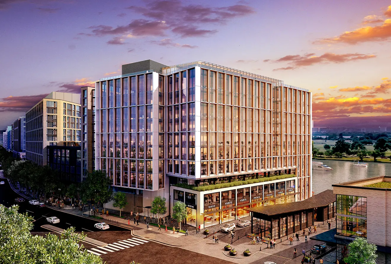 Designs Unveiled For Trophy Office Building At The Wharf